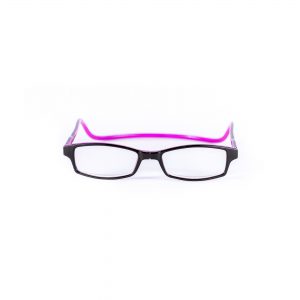 Easy Reader magneetleesbril leesbril met magneetsluiting square zwart/paars