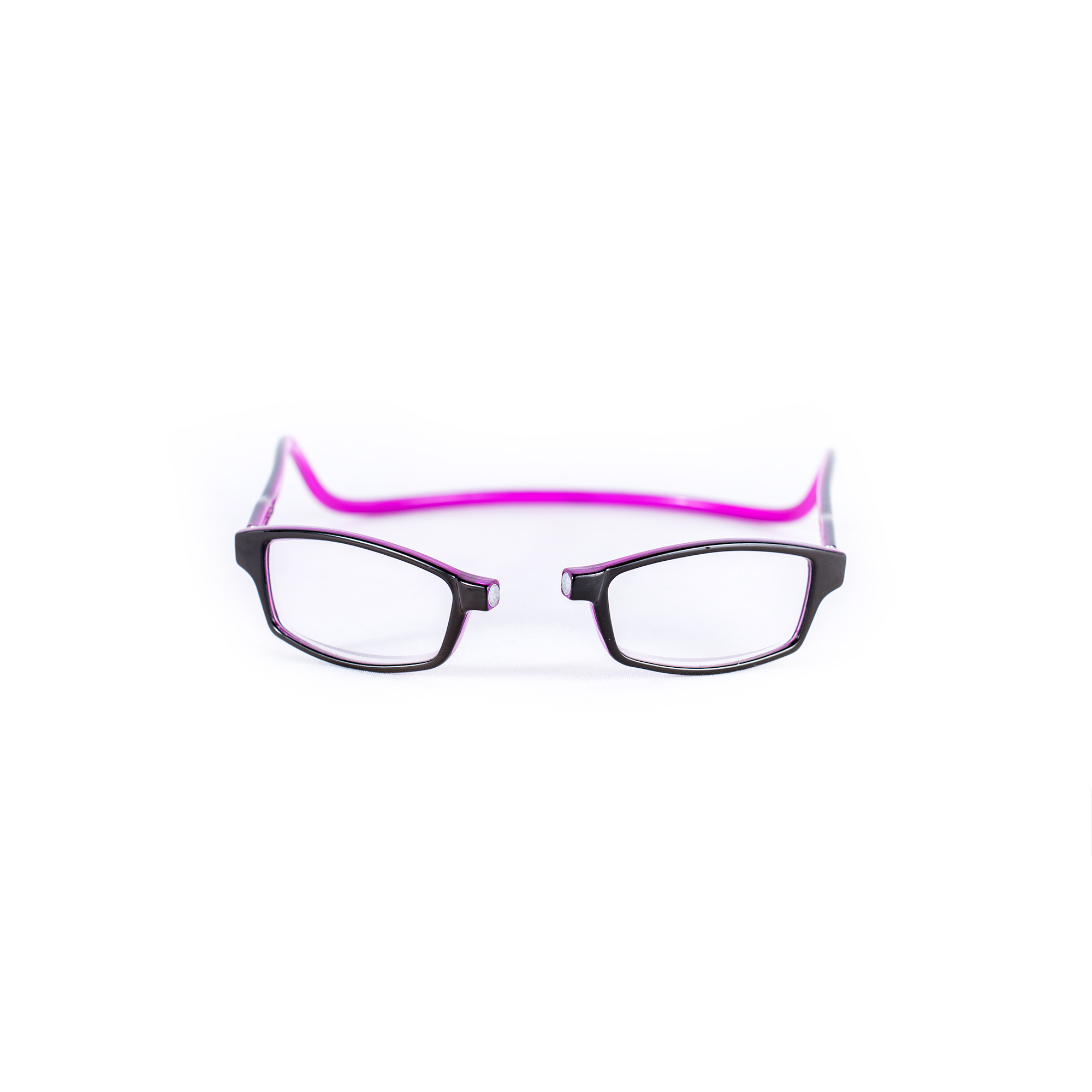 Easy Reader magneetleesbril leesbril met magneetsluiting square zwart/paars
