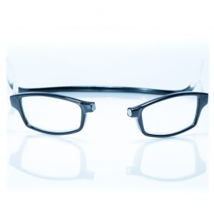 Easy Reader magneetleesbril leesbril met magneetsluiting square zwart transparant