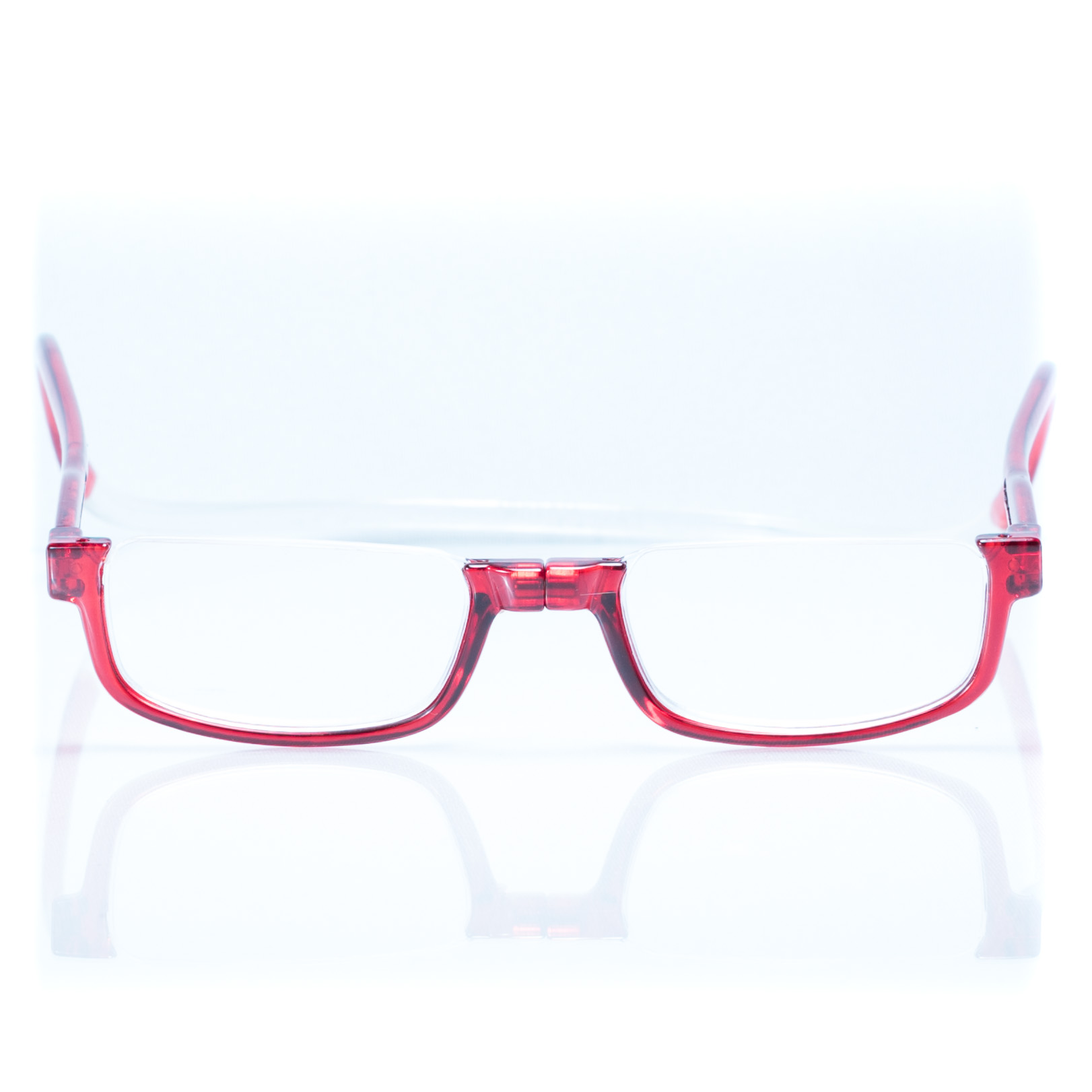 Easy Reader magneetleesbril leesbril met magneetsluiting halfrond rood