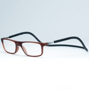 Easy Reader magneetleesbril leesbril met magneetsluiting model sam bruin
