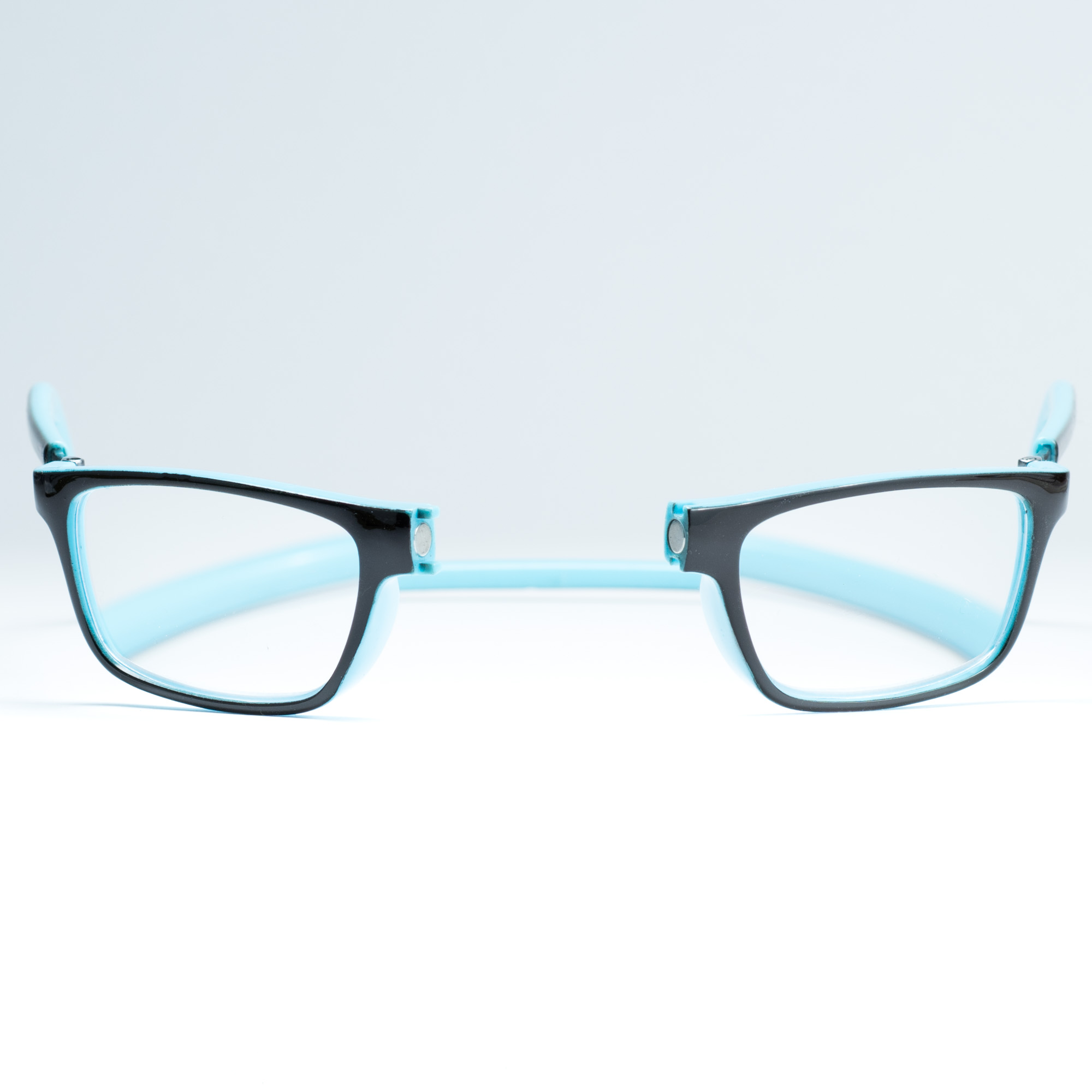 Easy Reader magneetleesbril leesbril met magneetsluiting model sam bruin/blauw