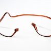 Easy Reader magneetleesbril leesbril met magneetsluiting Lookover leesbril zonder bovenrand clicleesbril klikleesbril bruin